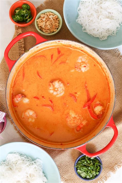 This coconut shrimp curry is so delicious how to make coconut shrimp curry. How To Make Shrimp Curry With Prepared Roland Red Curry ...