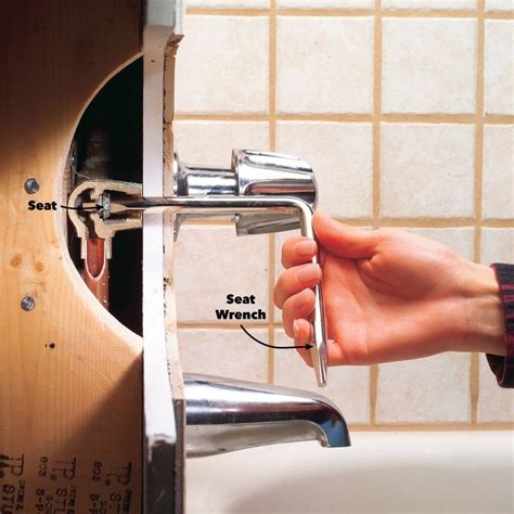 This is a delta single handle model faucet. How to Fix a Leaking Bathtub Faucet (With images) | Faucet ...