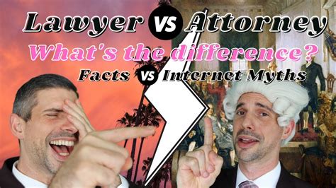 What is the difference between an attorney and a lawyer in the united states? Lawyer vs Attorney Whats the Difference? - YouTube