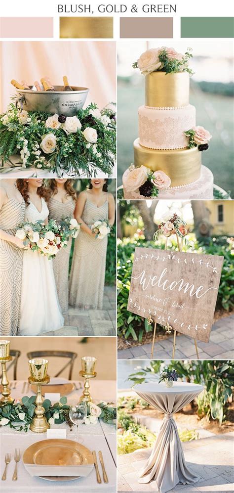 It has a large area of white open lace of flowers and leaves. Rustic Elegance Wedding-Blush Pink and Gold Color ...