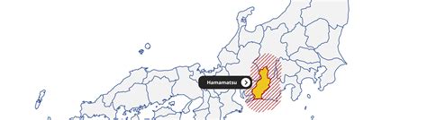 Hamamatsu city (hamamatsu, shizuoka) , japan on map. Trip tp Hamamatsu, Shizuoka | WILLER highway bus, but tour in Japan