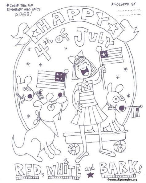 Uncle sam dog 4th of july coloring page | woo! FREE Printable Fourth of July Coloring Pages | Skip To My Lou