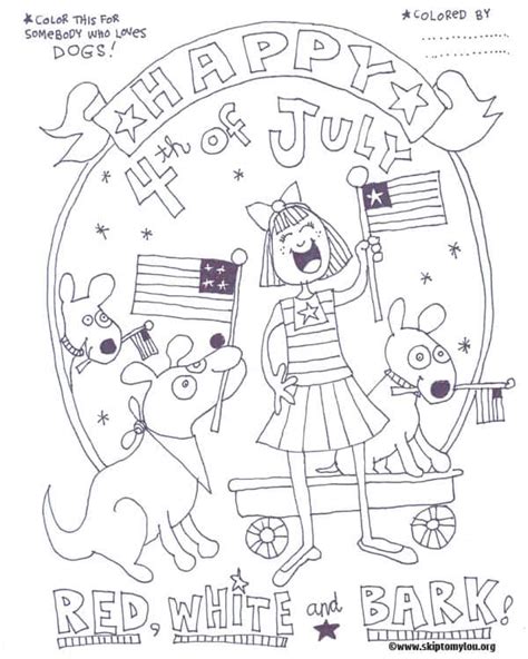 4th of july coloring pages. FREE Printable Fourth of July Coloring Pages | Skip To My Lou