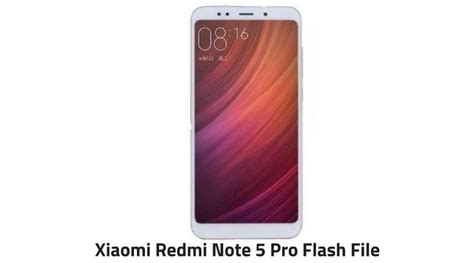 All images are flashed one by one in fastboot mode. Xiaomi Redmi Note 5 Pro Flash File (Stock Firmware) - GsmDaddy