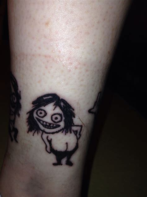 This tattooist's photo went viral for all the right reasons. Ozzy stick figure on my right leg. J.M. Ozzy tattoo | Ozzy ...