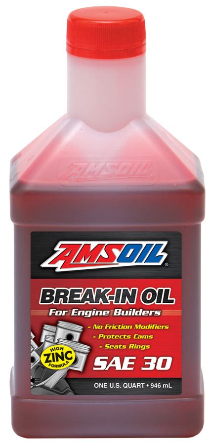 Available at old hall performance. AMSOIL Break-In Oil (SAE 30)