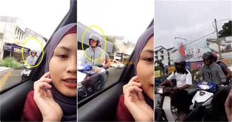 Buat projek dalam kereta depan restoran lobak merah. "Mungkin dia terkejut tengok gigi saya" - Penunggang ...