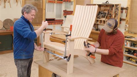 I would not change a thing on the design.but i would. Classic Woodworking: Contemporary Adirondack Chair (104 ...