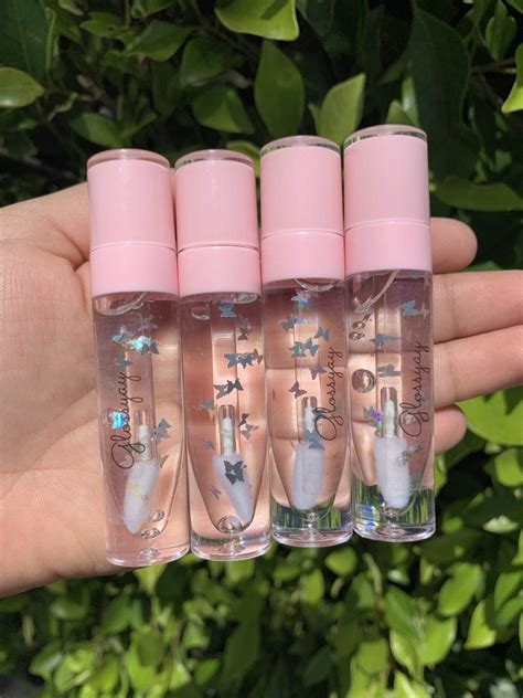 If the back will be visible like in a card holder i'll attach the holographic print to a real pokemon card. Clear Holographic Butterfly Lipgloss in 2020 | Lip gloss ...