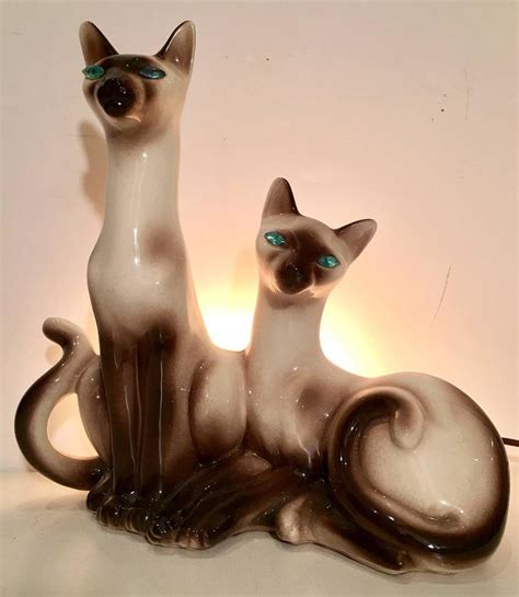 5.0 out of 5 stars 3. 1950s Ceramic Siamese Cat Table Lamp by, Lane at 1stdibs