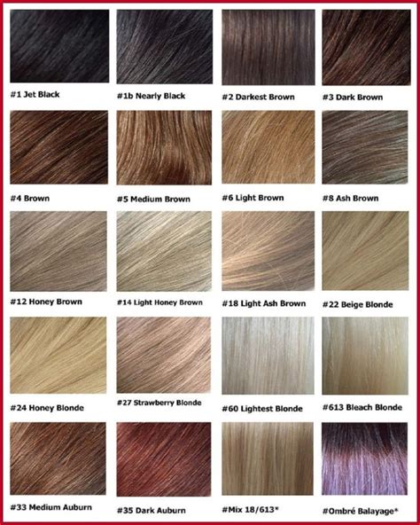 Depending on the shade you choose, you can have a natural look or a gothic look. What You Should Wear To Shades Of Blonde Hair Color Chart ...