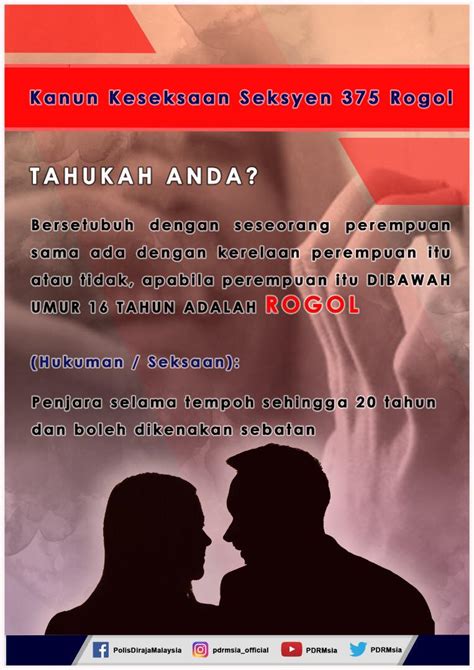 Semalam, polis johor telah mengadakan operasi melakukan. Seksyen 375 Kanun Keseksaan