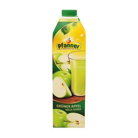 Top rated from our brands. Pfanner Green Apple Juice 1l