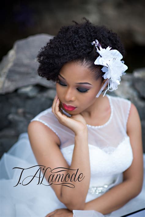 Long black to brunette ombre hair with soft curls for african american women. Striking Natural Hair Looks for the 2015 Bride! |T.Alamode ...