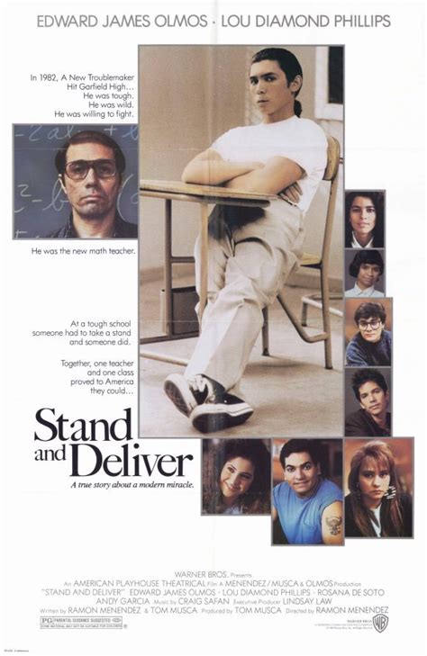 True story of los angeles teacher jaime escalante, who inspired his students to achieve excellence in calculus. Stand and Deliver movie information