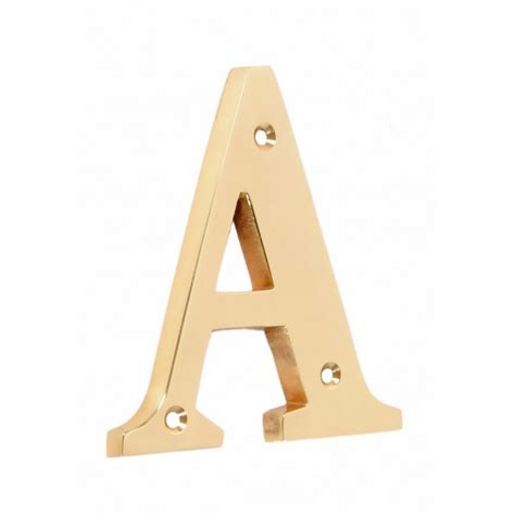 Fonts from arial to script. "Rivenelle Alphabets" 4 inch polished brass letters ...