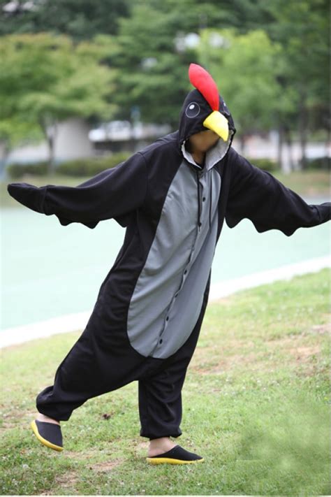 Maybe you would like to learn more about one of these? Black Cock Onesie Halloween Costumes - 4kigurumi.com