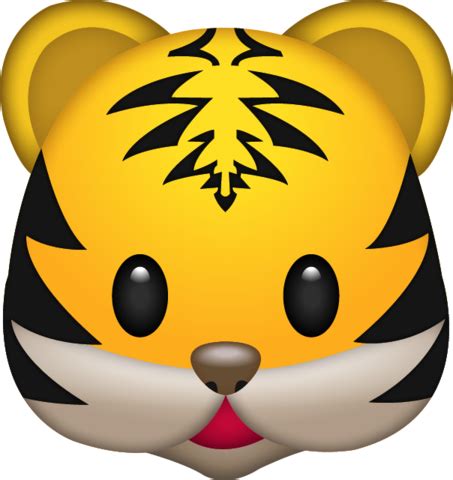 Download Tiger Emoji Image in PNG | Emoji Island | Tiger emoji, Emoji images, Emoji
