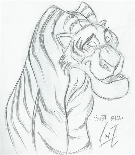 If we were just ranking disney villains on voice power alone, shere khan would appear much higher. Shere Khan from Disney | Cartoon drawings disney, Jungle ...