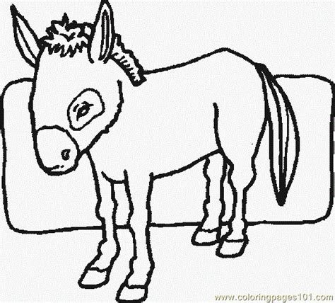 Here are a few goat coloring pages printable featuring the animal, goat, which your kid will love to color: Donkeyr Coloring Page - Free Wild Animals Coloring Pages ...