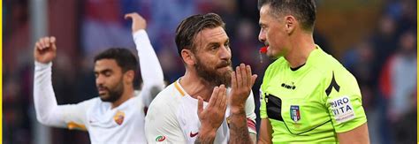 Daniele de rossi genoa roma 2017. Roma, De Rossi squalificato per due turni per «condotta ...