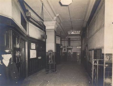 The south london station is on the northern and bakerloo lines of the london underground. B/W print; Elephant & Castle Underground station, Bakerloo ...