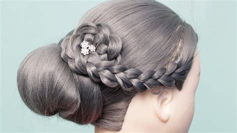 I couldn't create an easy hair tutorial without including a chic bun, this one has a beautiful braided detail. 2 Most Beautiful Hairstyles from Bun Maker: Easy Wedding ...