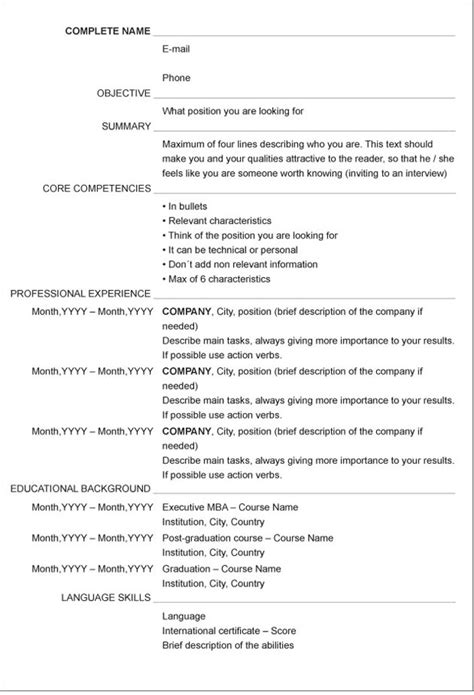 Curriculum vitae em português brasileiro. Megafone Adm: APRENDA A FAZER UM CURRÍCULO EM INGLÊS E CONQUISTE O MUNDO