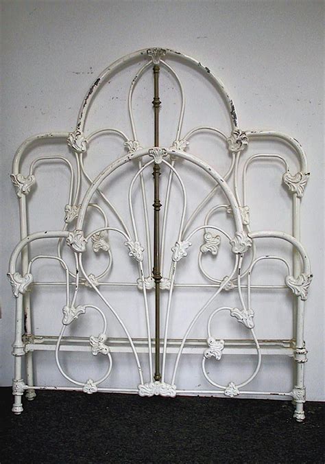 Cast iron bedrooms are available in distinctive traditional fashions and designs that showcase history together with our ancestors; Great Tall Victorian Style Iron Bed w/ Unique French ...