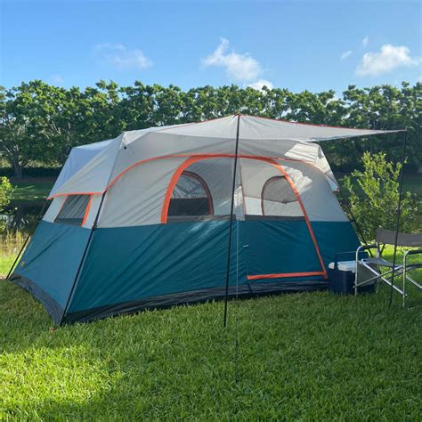 It also features a roll back fly and windows for added ventilation and comfort. Flash 8 Instant Cabin Camping Tent - NTK Global
