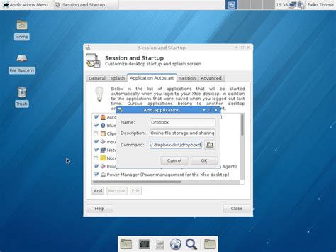 Once the download finishes, click run to start installing dropbox. How To Integrate DropBox Into Thunar (Fedora 18/XFCE)