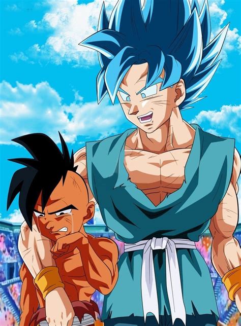 These battles are as intense as they come. Uub & Goku - Dragon Ball Super Fanart | Desenhos, Anime, Goku