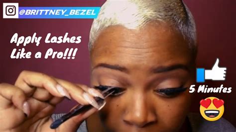 Do not apply to the lower eyelid. HOW TO APPLY FALSE LASHES FOR BEGINNERS FAST AND EASY ...