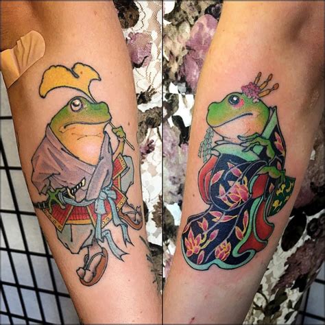 Frog riding on a koi fish. Pin on my hero's have always been frogs!