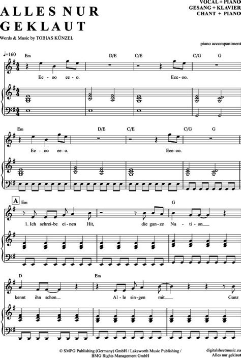 Alles nur geklaut (die prinzen) als kontrollverlust rock cover! Alles nur geklaut (Klavier Begleitung + Gesang) Die ...