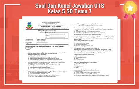 Soal skala kelas 5 sd dan kunci jawaban. Soal Dan Kunci Jawaban UTS Kelas 5 SD Tema 7 | Wiki Edukasi