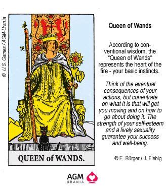 Queen of wands tarot card description the image depicted in the queen of wand shows a queen sitting proudly on a throne while facing forwards which is a clear symbol of strength and fire. Queen of Wands | Tarot learning, Tarot meanings, Tarot card spreads