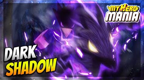 The game is still in early test stages so you might. Dark Shadow Quirk My Hero Mania Roblox My Hero Academia ...