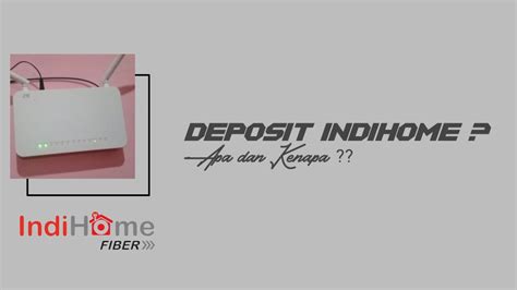 Elak masalah ini, maka kita juga dapat elak daripada berlakunya pergaduhan. FAQ Tentang Deposit Indihome : Apa dan Mengapa? - Cloteh