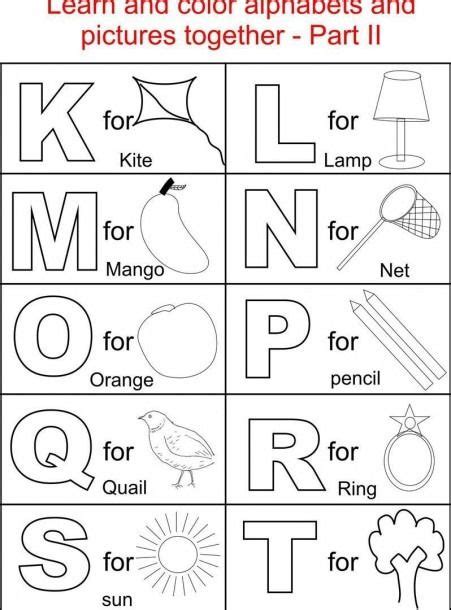 It is essential to distinguish between lower and upper case letters. Coloring Worksheet For Nursery Pdf | Coloring Worksheets