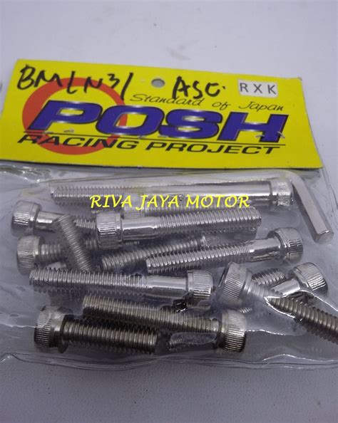 Jual behel rx king chrome kuat dan awet thanks salam online mart dari toko online_mart_cabang dengan harga rp 36.750. Jual BAUT L BLOK / BAUD MESIN SET YAMAHA RXK, RXKING, RX ...