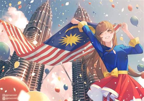 Maksud logo & tema malaysia prihatin hari kebangsaan 2020. SELAMAT HARI KEBANGSAAN YANG KE-62 | Malaysian's Anime ...