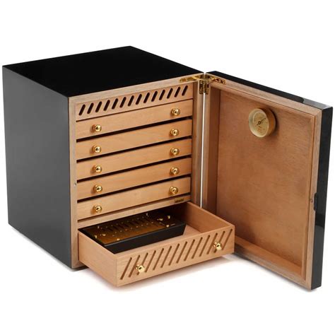 Das sind hauptsächlich die farbtöne, mit denen wir unser haus einrichten. Adorini Humidor Mini Schrank Schwarz | humidorshop.ch