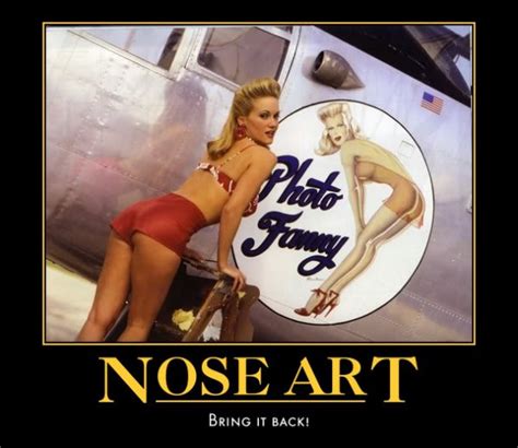 Nose Art - Bring It Back - Aviation Humor