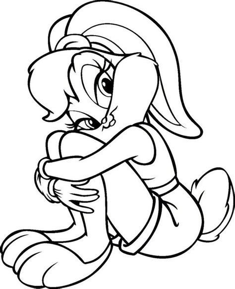 Free lola bunny coloring pages 001 to download or print, including many other related lola bunny coloring page you may like. Lola Bunny From Looney Tunes Coloring Pages | Animales ...