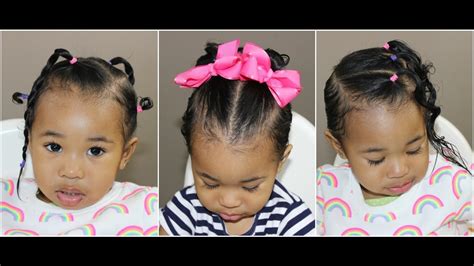 Cute toddler plays and has fun! Cute Toddler Hairstyles | Sefari's Hair - YouTube