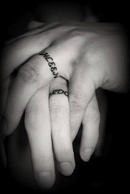 Not everyone considers it a good replacement for a normal wedding band, with get certain plant tattoos will be considered bad luck. not looking as bad as i thought a whole name would ...
