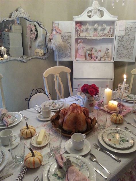 Thanksgiving fireplace decorations shabby chic. Olivia's Romantic Home: Shabby Chic Thanksgiving