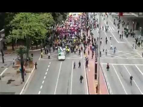 Pm contabiliza entre 45 mil e 50 mil manifestantes no. Mega Manifestação da ESQUERDA hoje em SP....kkkkkkkk - YouTube