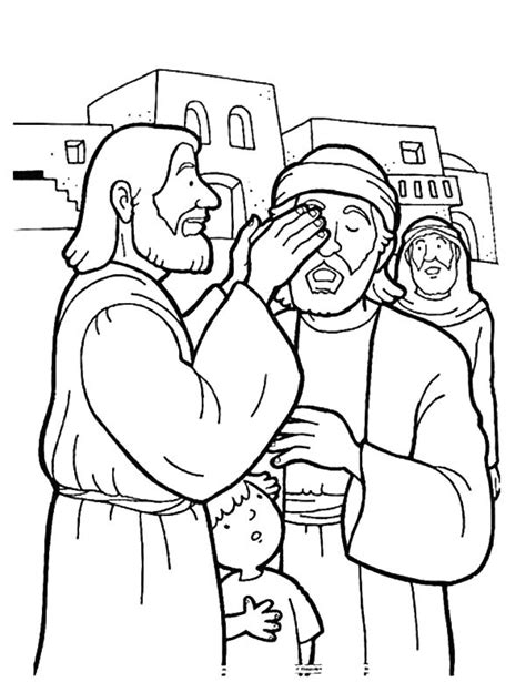 Print coloring pages by moving the cursor over an image and clicking on the printer icon in its upper right corner. Kindness Is Jesus Healing People Coloring Pages : Kids ...